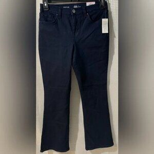 NWT 6 S Style & Co Dark Blue Bootcut Mid Rise Tummy Control Jeans
